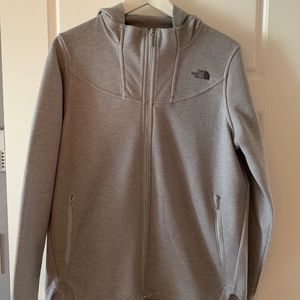 North Face Gray Hooded Jacket